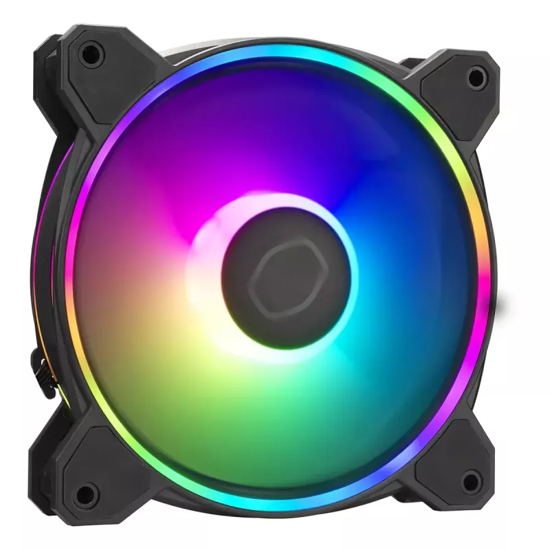 Ventiliatorius Cooler Master MasterFan MF120 Halo² 12 cm juodas 3 vnt.