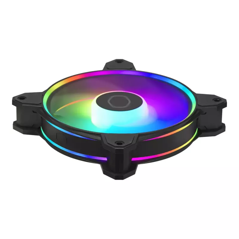 Ventiliatorius Cooler Master MasterFan MF120 Halo² 12 cm juodas 3 vnt.