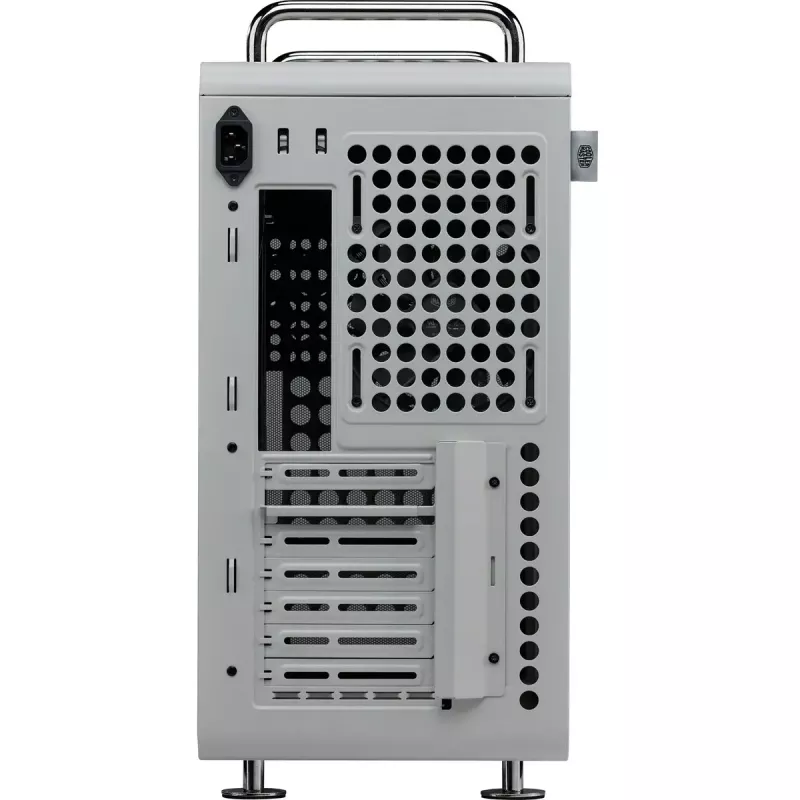 Kompiuterio korpusas Cooler Master QUBE 540 Moonstone — mid-tower su grūdinto stiklo šoniniu skydeliu (pilkas)