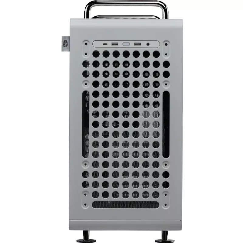 Kompiuterio korpusas Cooler Master QUBE 540 Moonstone — mid-tower su grūdinto stiklo šoniniu skydeliu (pilkas)