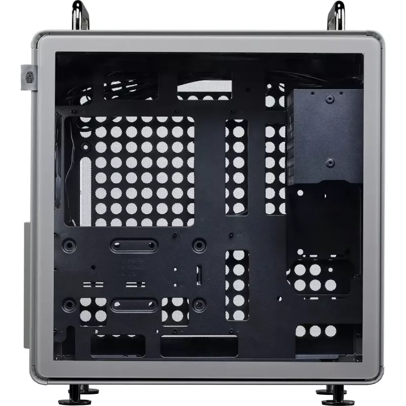 Kompiuterio korpusas Cooler Master QUBE 540 Moonstone — mid-tower su grūdinto stiklo šoniniu skydeliu (pilkas)