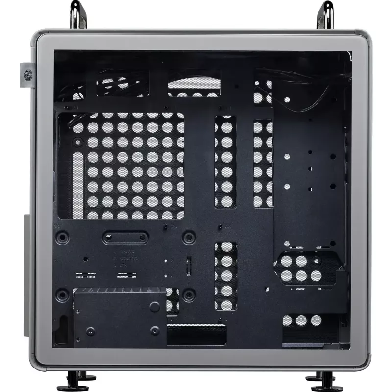Kompiuterio korpusas Cooler Master QUBE 540 Moonstone — mid-tower su grūdinto stiklo šoniniu skydeliu (pilkas)