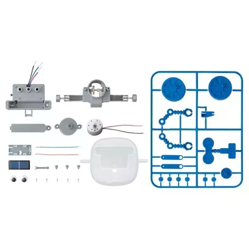Edukacinis roverio roboto rinkinys HCM 4M Green Science – modelis 68634, ekologiškas „pasidaryk pats“ STEM rinkinys