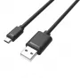 USB laidas UNITEK Y-C454GBK 0,5 m USB A Micro-USB B juodas