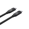 USB4 Gen 2x2 USB-C laidas Unitek C14100BK-0.8M — 0,8 m, USB-C į USB-C, 40 Gbit/s, juodas