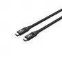 USB4 Gen 2x2 USB-C laidas Unitek C14100BK-0.8M — 0,8 m, USB-C į USB-C, 40 Gbit/s, juodas