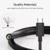 UNITEK USB kabelis C14103BK-1.5M USB 3.2 Gen 1 USB A USB C juodas 1,5 m
