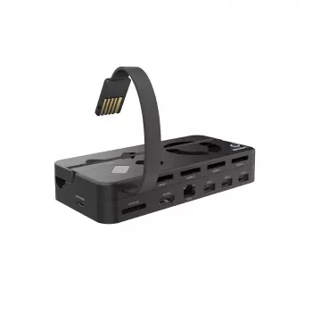 Prijungimo stotelė UNITEK G1002B, skirta Nintendo Switch, laidinė, juoda