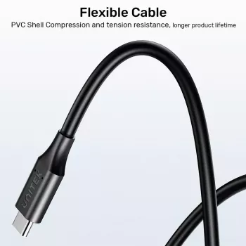 Maitinimo kabelis UNITEK C14115BK-1.8M USB C DC 1.8m 20V 3.25A