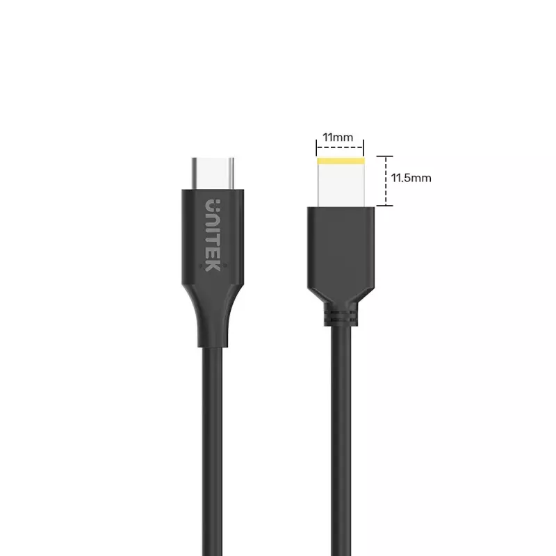 Maitinimo kabelis UNITEK C14115BK-1.8M USB C DC 1.8m 20V 3.25A