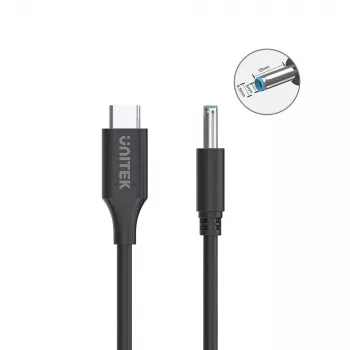 Maitinimo kabelis UNITEK C14117BK-1.8M USB C DC 1.8m 20V 3.25A