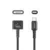 Maitinimo kabelis UNITEK C14121BK-1M Juodas MagSafe 3 USB C 1m 28V 5A