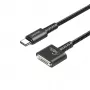 Maitinimo kabelis UNITEK C14121BK-1M Juodas MagSafe 3 USB C 1m 28V 5A