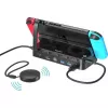 Unitek prijungimo stotelė, skirta Nintendo Switch, su PD 100W, HDMI 4K išvestimi, RJ-45 eterneto prievadu ir SD kortelių skaitytuvu