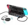 Unitek prijungimo stotelė, skirta Nintendo Switch, su PD 100W, HDMI 4K išvestimi, RJ-45 eterneto prievadu ir SD kortelių skaitytuvu