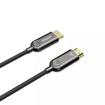 HDMI kabelis UNITEK C11085GY01-80M 80m 2.1 48 Gbit/s Juodas