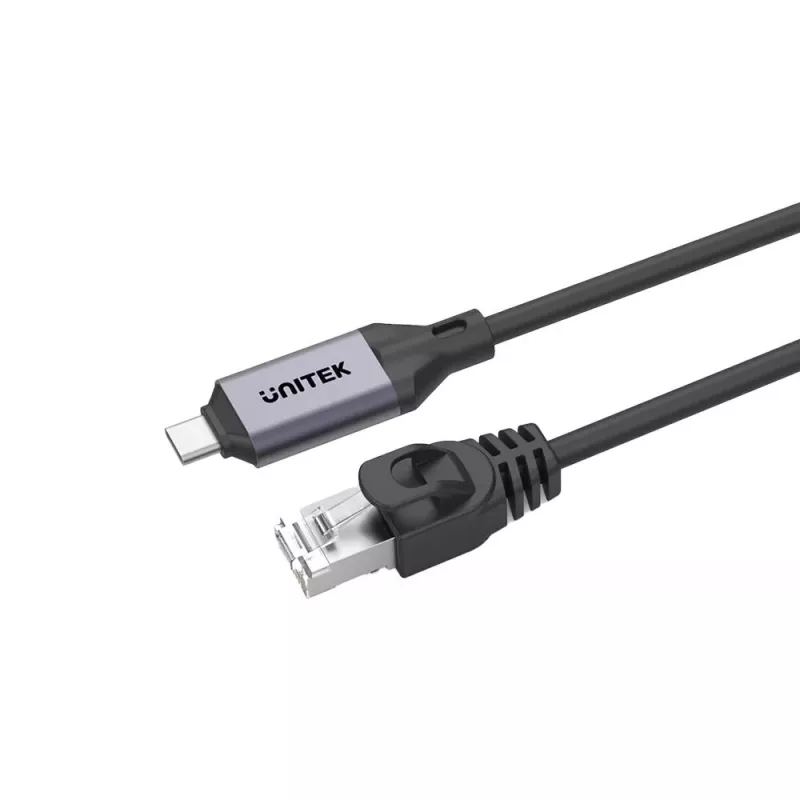 Tinklo kabelis UNITEK C18148AGY01-5M RJ45 Cat6 5m Juoda
