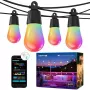 Išmaniosios lauko įvairiaspalvės girliandos Nanoleaf 30 m ZB1 (ZB1-30-EU)