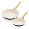 Keptuvių rinkinys 2 vnt. GreenPan Padova Reserve 20 cm ir 26 cm – žalias, nelimpanti kepimo įranga
