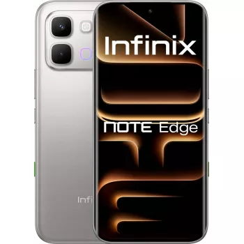 Išmanusis telefonas INFINIX Note Edge 8/256GB Lunar Titanium – 8GB RAM, 256GB atmintinė