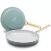 Saute pan GreenPan Padova Round 280 mm, blue, set of 2