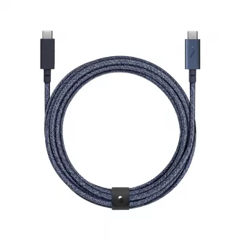 USB-C į USB-C laidas Native Union Belt kabelis Pro 2,4 m USB 2.0 mėlynas