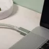 USB-C į USB-C laidas Native Union Belt kabelis Pro — 2,4 m, USB 2.0, žalias