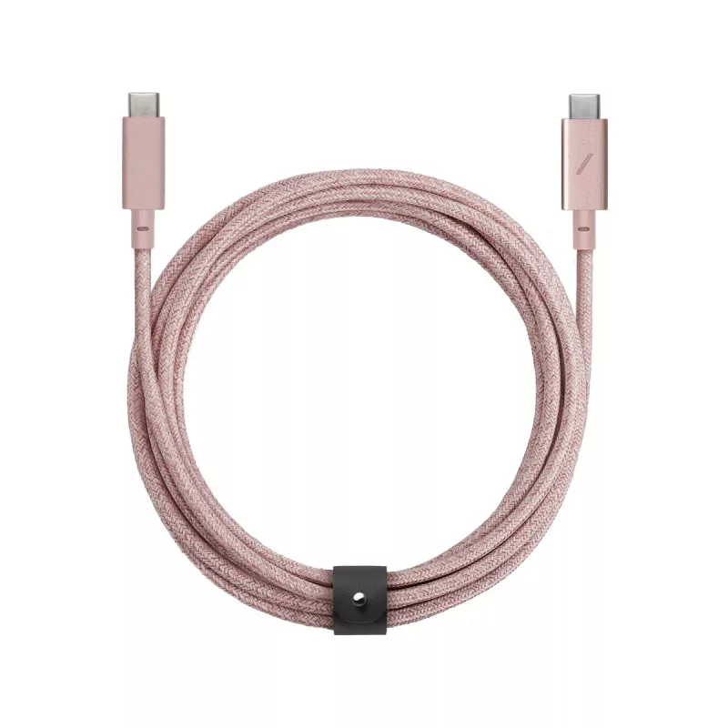 USB-C į USB-C laidas Native Union Belt kabelis Pro — 2,4 m, USB 2.0, žalias