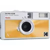 35 mm fotoaparatas su juostele Kodak EKTAR H35N blizgus oranžinis — Point-and-Shoot, fiksuotas objektyvas