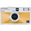 35 mm fotoaparatas su juostele Kodak EKTAR H35N blizgus oranžinis — Point-and-Shoot, fiksuotas objektyvas