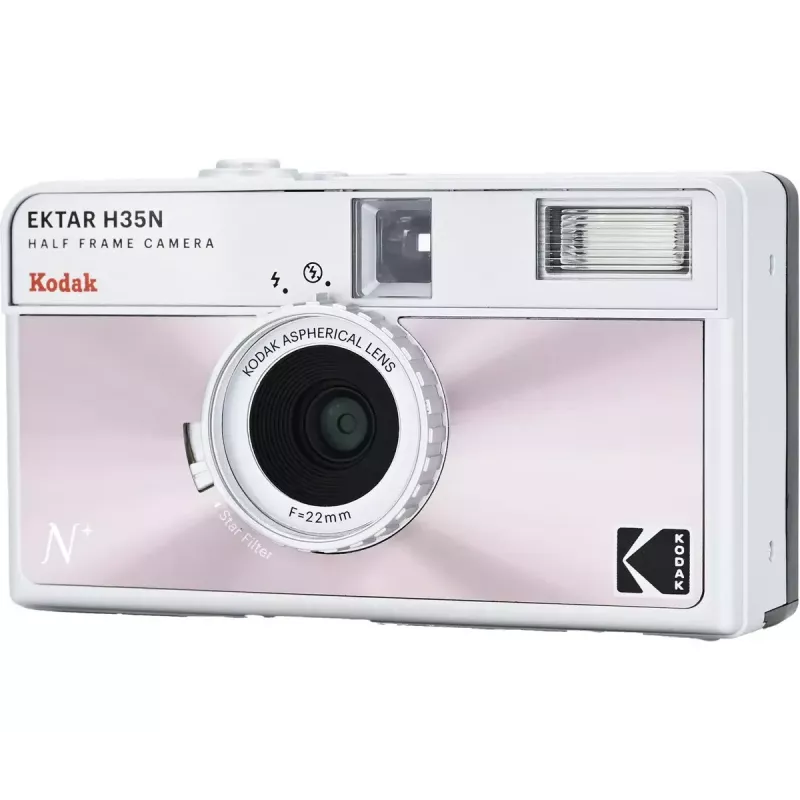 Plėvelinė kamera Kodak Ektar H35N glazūruota rožinė