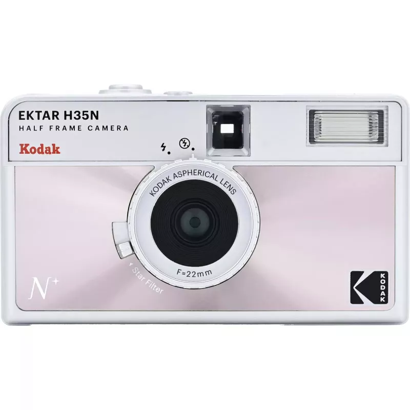 Plėvelinė kamera Kodak Ektar H35N glazūruota rožinė