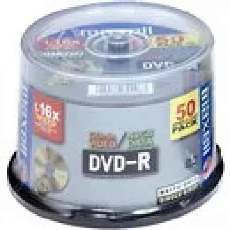 DVD-R Maxell 4.7GB 16X 50 vnt. pakuotė 4.7 GB 50 vnt.