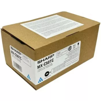 tonerio kasetė Sharp MXC50TC Žydra for Suderinama Sharp printers, genuine OEM MX-C50TC