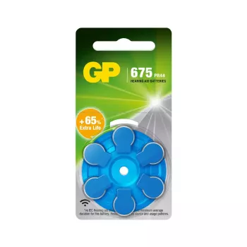 Vienkartinė baterija GP baterijos 103251 675 PR44 Zinc-Air