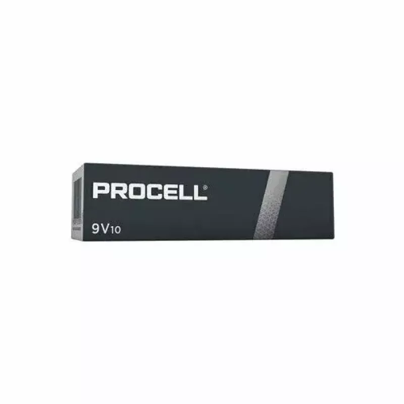 Šarminė 9 V baterija Duracell MN1604 Procell (6LR61) – pakuotėje mažiausiai 10 vnt.