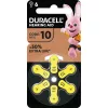 Duracell EasyTab klausos aparatų baterijos, dydis 10, 6 vnt. pakuotėje