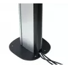 Prie grindų tvirtinamas grindų pagrindas B-TECH SYSTEM X BT8380, skirtas montuoti ant grindų, 240×240×6 mm, 200 kg, juodas