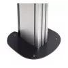 Prie grindų tvirtinamas grindų pagrindas B-TECH SYSTEM X BT8380, skirtas montuoti ant grindų, 240×240×6 mm, 200 kg, juodas