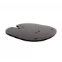 Prie grindų tvirtinamas grindų pagrindas B-TECH SYSTEM X BT8380, skirtas montuoti ant grindų, 240×240×6 mm, 200 kg, juodas