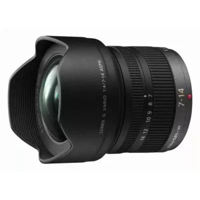 Objektyvas Panasonic H-F007014 Juodas