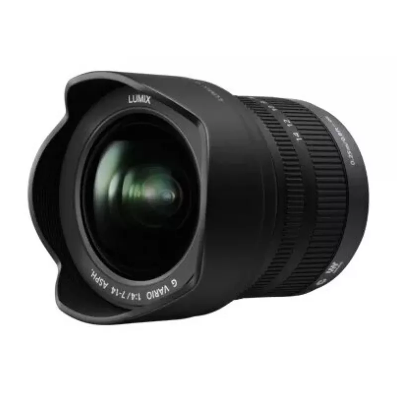 Objektyvas Panasonic H-F007014 Juodas