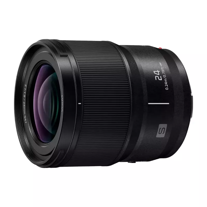 Plataus kampo objektyvas Panasonic LUMIX S 24 mm F1.8 MILC/SLR juodas