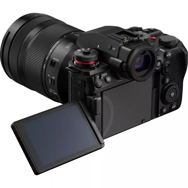 Veidrodinis fotoaparatas Panasonic Lumix DC-S1R II su 24–105 mm objektyvu, 47,3 MP viso kadro