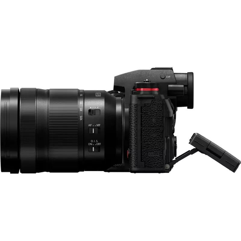 Veidrodinis fotoaparatas Panasonic Lumix DC-S1R II su 24–105 mm objektyvu, 47,3 MP viso kadro