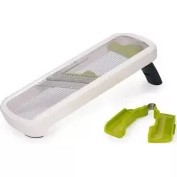 Mandolina Joseph Joseph Multi-Grip Mandoline Plus — reguliuojamas pjaustymo storis, balta