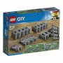 LEGO traukinio rinkinys LEGO City Rails 60205 — keleivinis traukinys ir lankstūs bėgiai