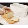 Stačiakampė baltos spalvos duonos dėžutė „Joseph Joseph Bread Bin“