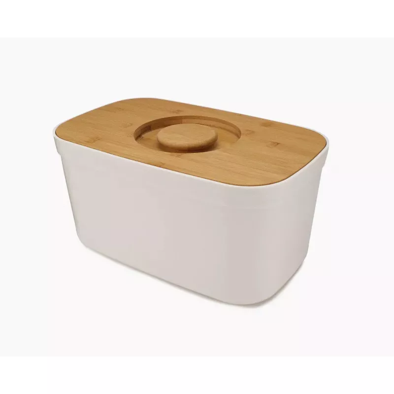 Stačiakampė baltos spalvos duonos dėžutė „Joseph Joseph Bread Bin“