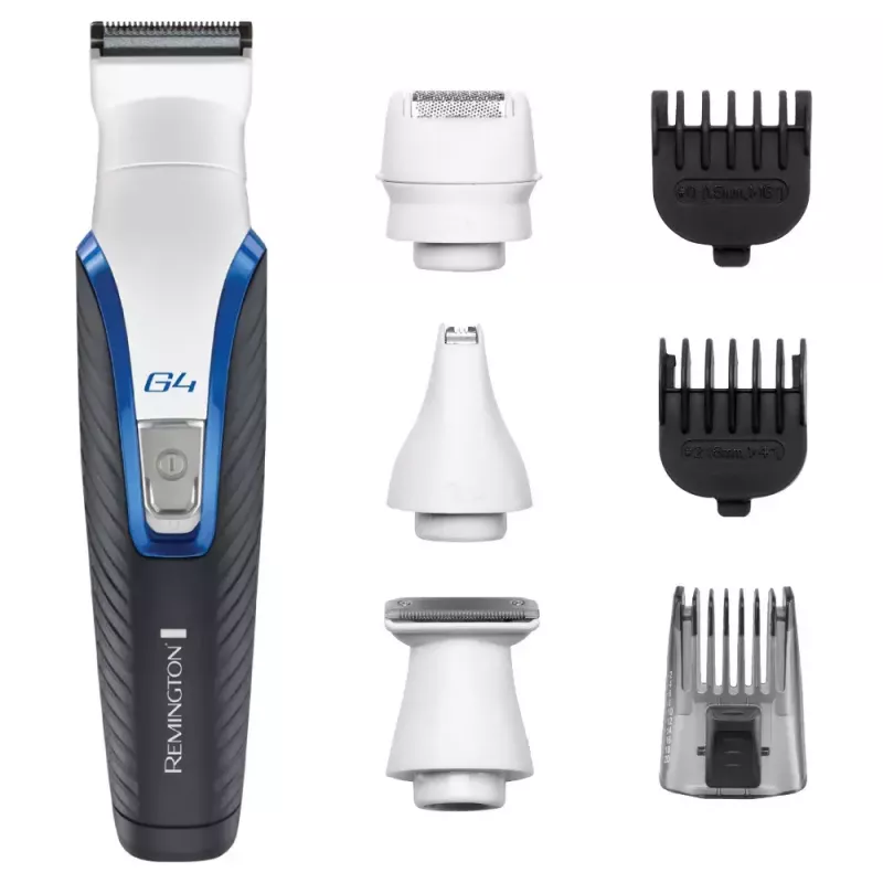 Remington G4 Graphite serijos daugiafunkcis kirpimo rinkinys juodas, mėlynas, baltas 0,2 mm